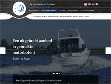 Tablet Screenshot of jachtmakelaardij-demaas.nl